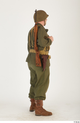  U.S.Army uniform World War II. - Technical Corporal - poses 